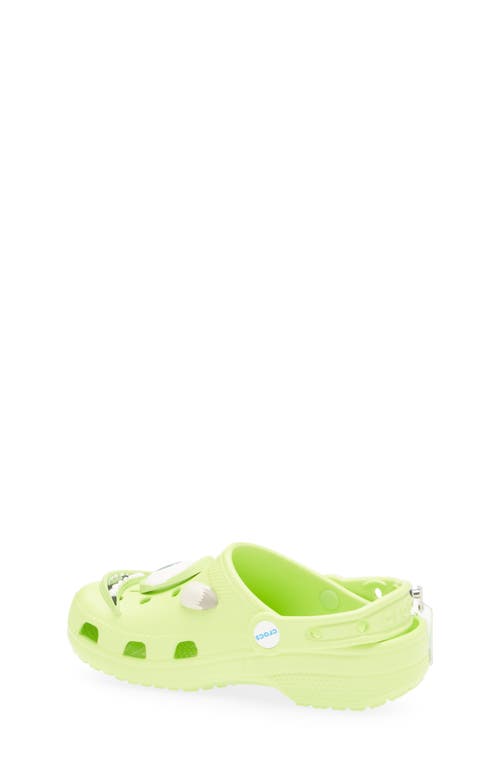 Crocs Kids' X Disney Pixar Monsters, Inc. Mike Classic Clog In Green Multi