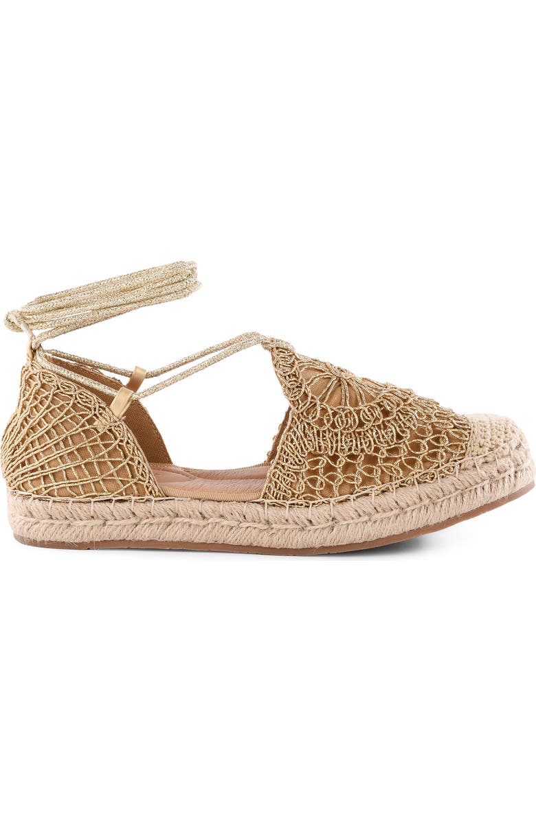 Seychelles Serendipity Espadrille Sandal, Alternate, color, Gold
