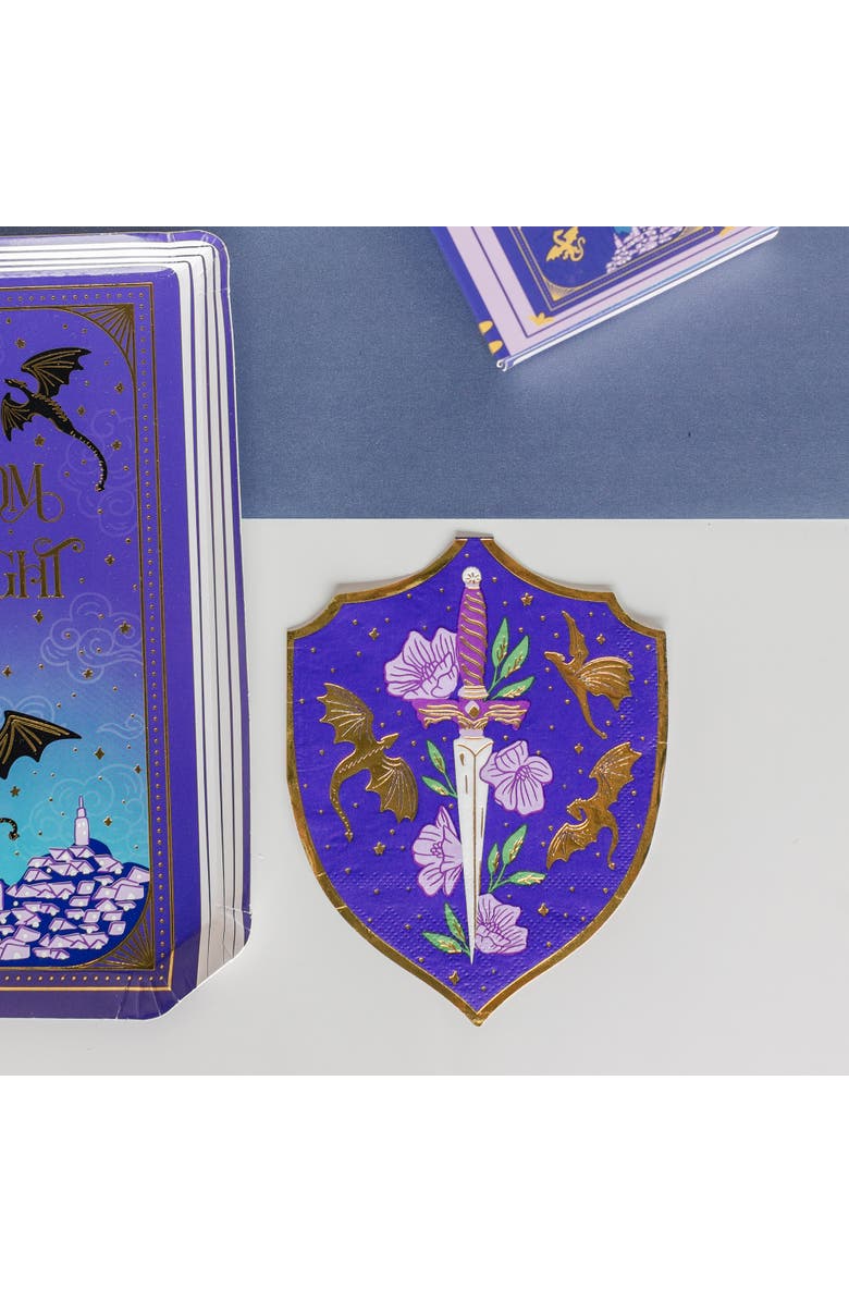 Jollity & Co. Romantasy Shield & Dagger Large Napkins, Alternate, color, Assorted Pre-Pack