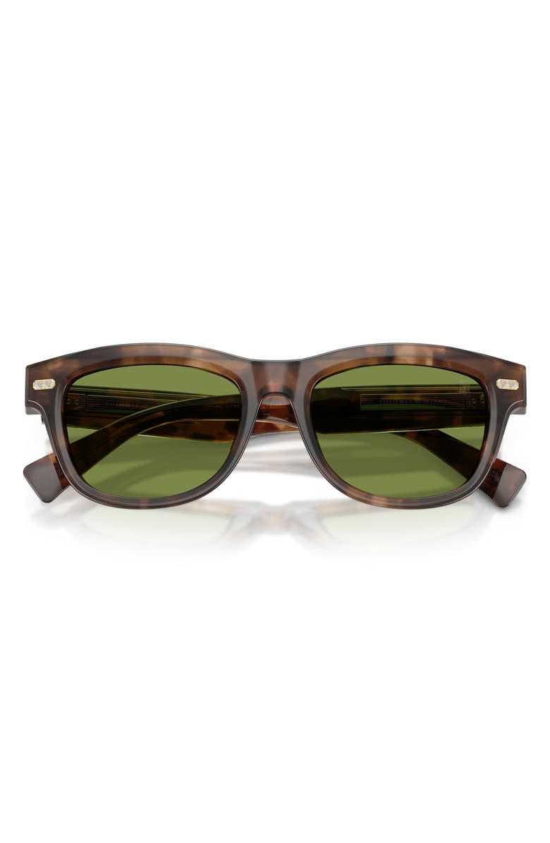 Brunello Cucinelli Stanley J 53mm Pillow Sunglasses, Alternate, color, Havana