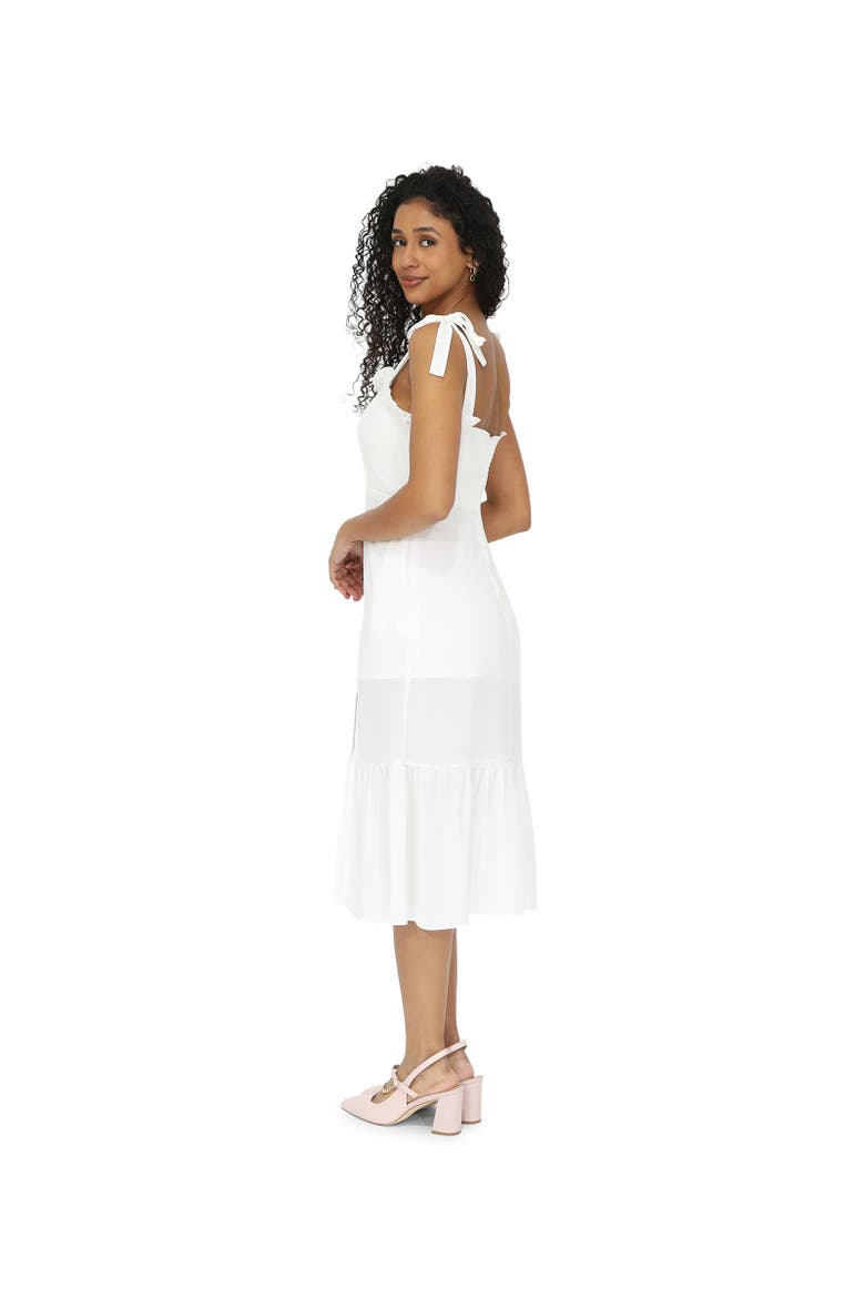 Summer Storm Midi Dress, Alternate, color, White