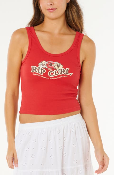 Bells Crop Graphic Tank