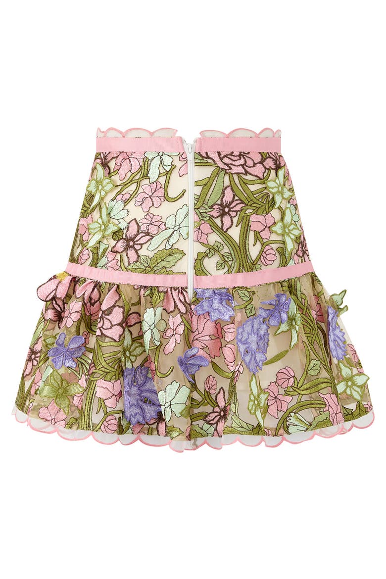 Bonnie Embroidered Mini Skirt, Alternate, color, Floral