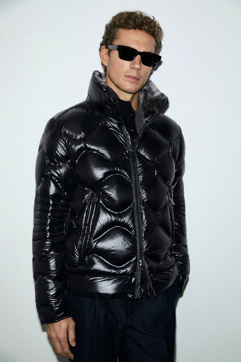 Moy Men's Goose Down Puffer Jacket, Alternate, color, Black