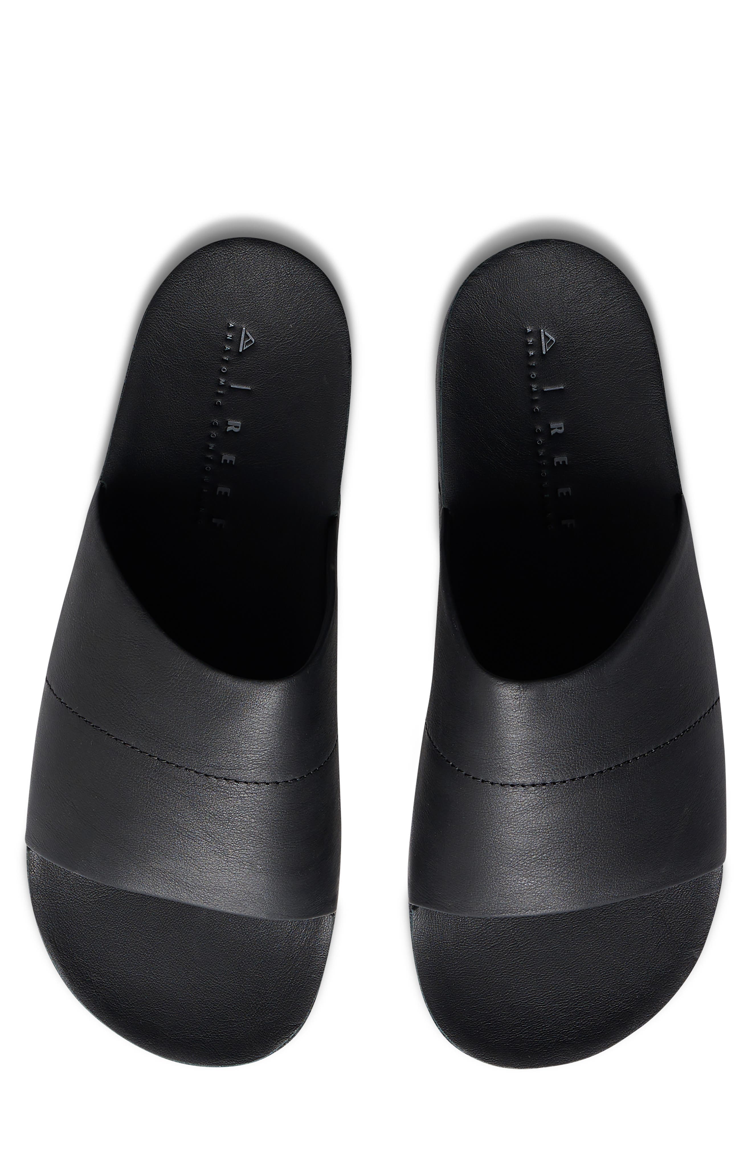 Reef Ojai Slide Sandal, Alternate, color, Black