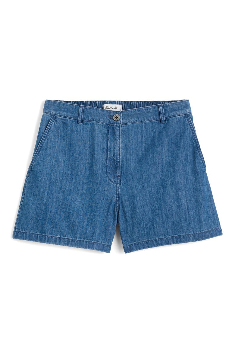 Zoe High Waist Shorts, Alternate, color, ULLMAN WASH