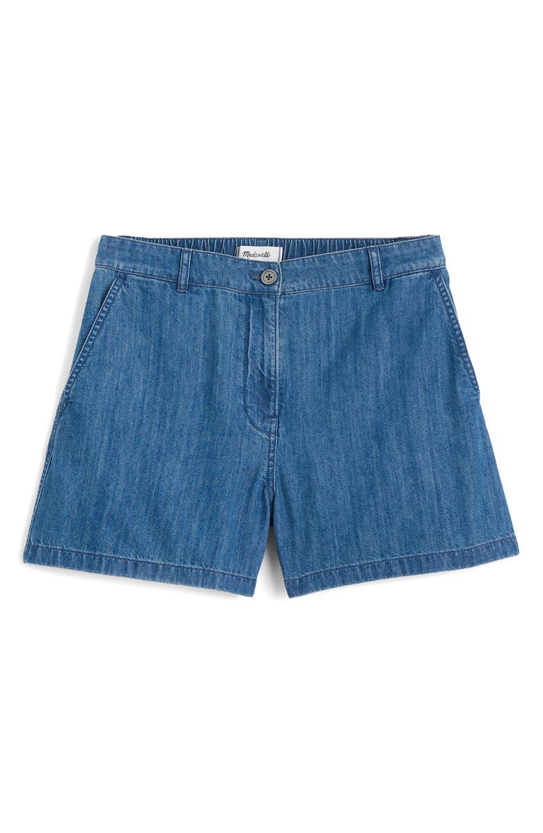 Madewell Zoe High Waist Shorts, Alternate, color, Ullman Wash