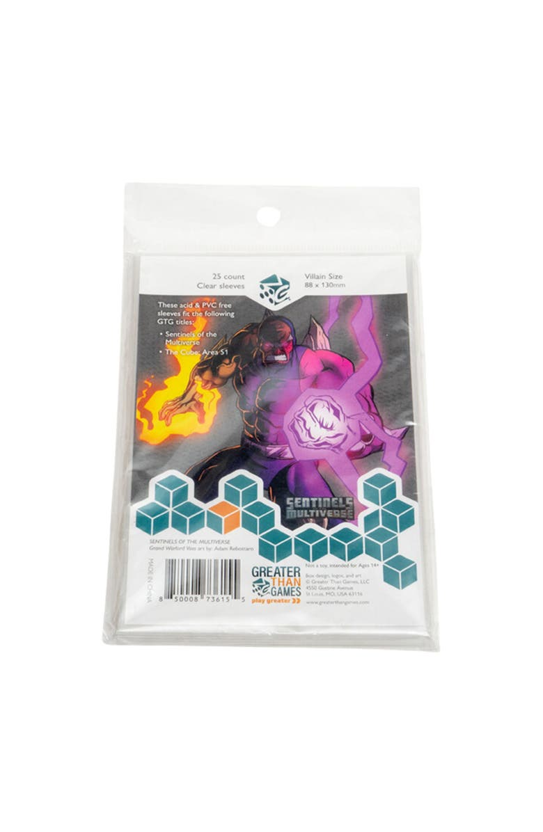 Greater Than Games Card Sleeves Large Size, Alternate, color, Multicolored