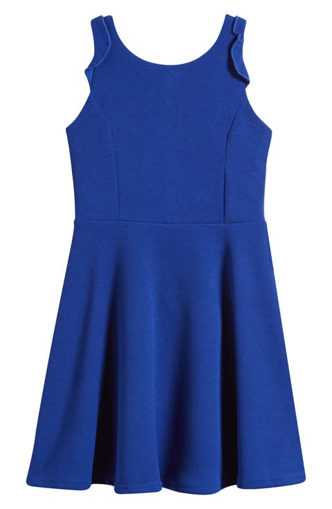 Kids' Ruffle Sleeveless Skater Dress (Big Kid)