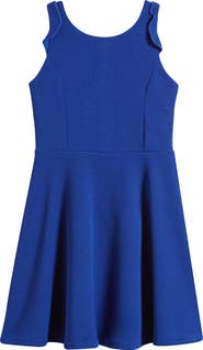 Ava & Yelly Kids' Ruffle Sleeveless Skater Dress