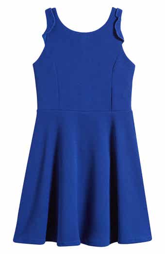 Ava & Yelly Kids' Ruffle Sleeveless Skater Dress