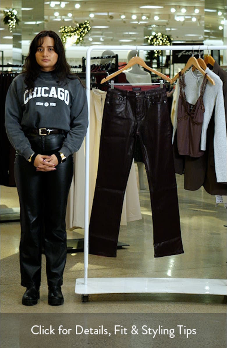 Haldan Coated Straight Leg Jeans, sales video thumbnail