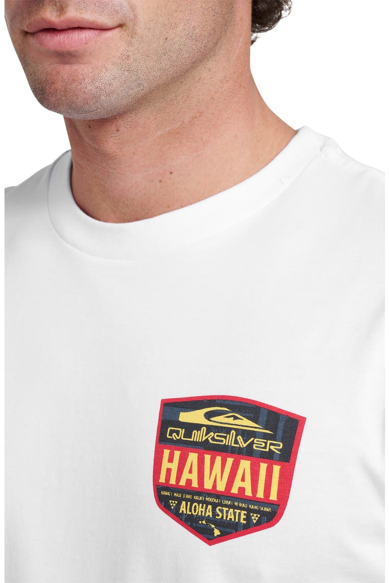 HI Shield Cotton Graphic T-Shirt, Alternate, color, WHITE