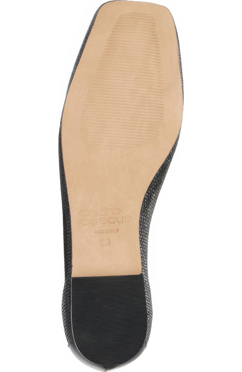 André Assous Ariane Loafer, Alternate, color, Black Raffia