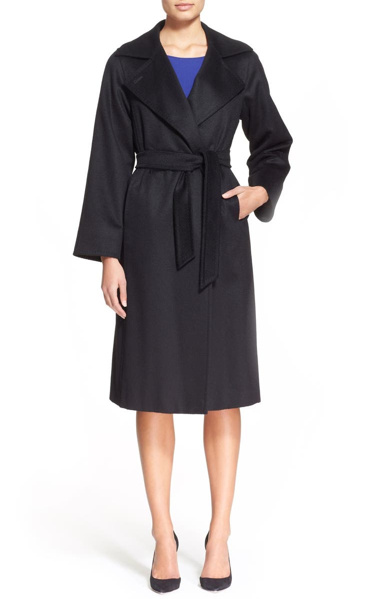 Max Mara 'Manuela' Camel Hair Coat, Alternate, color, 