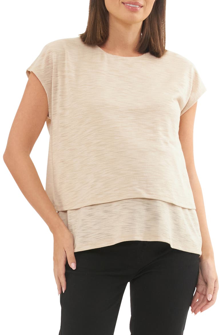 Jazmin Nursing Tee, Main, color, NATURAL