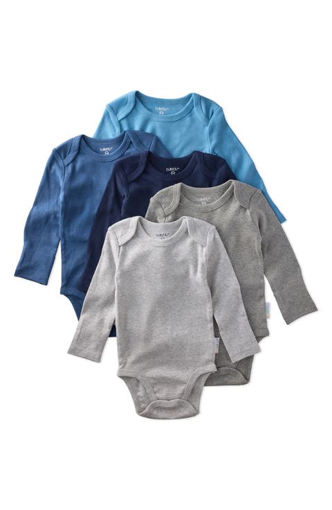 Blake Set of 5 Organic Cotton Bodysuits