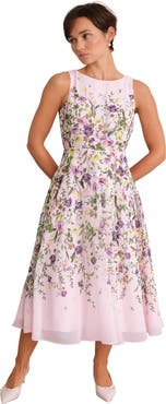 HOBBS LONDON Carly A-Line Midi Dress