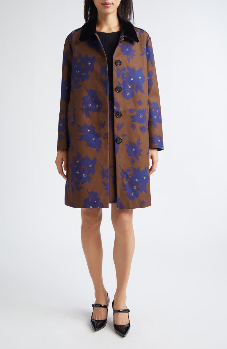 Shushu/Tong Pleated Floral Print A-Line Skirt, Alternate, color, Printing