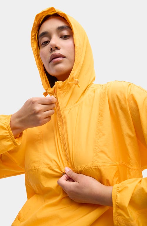 Halfdays Joyner Windbreaker Anorak In Zinnia