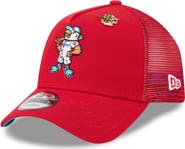 New Era Men's New Era  Red Washington Nationals 2025 Big League Chew A-Frame 9FORTY Adjustable Trucker Hat