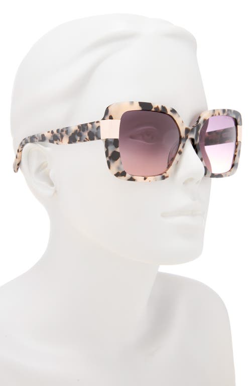Ted Baker 56mm Gradient Square Sunglasses