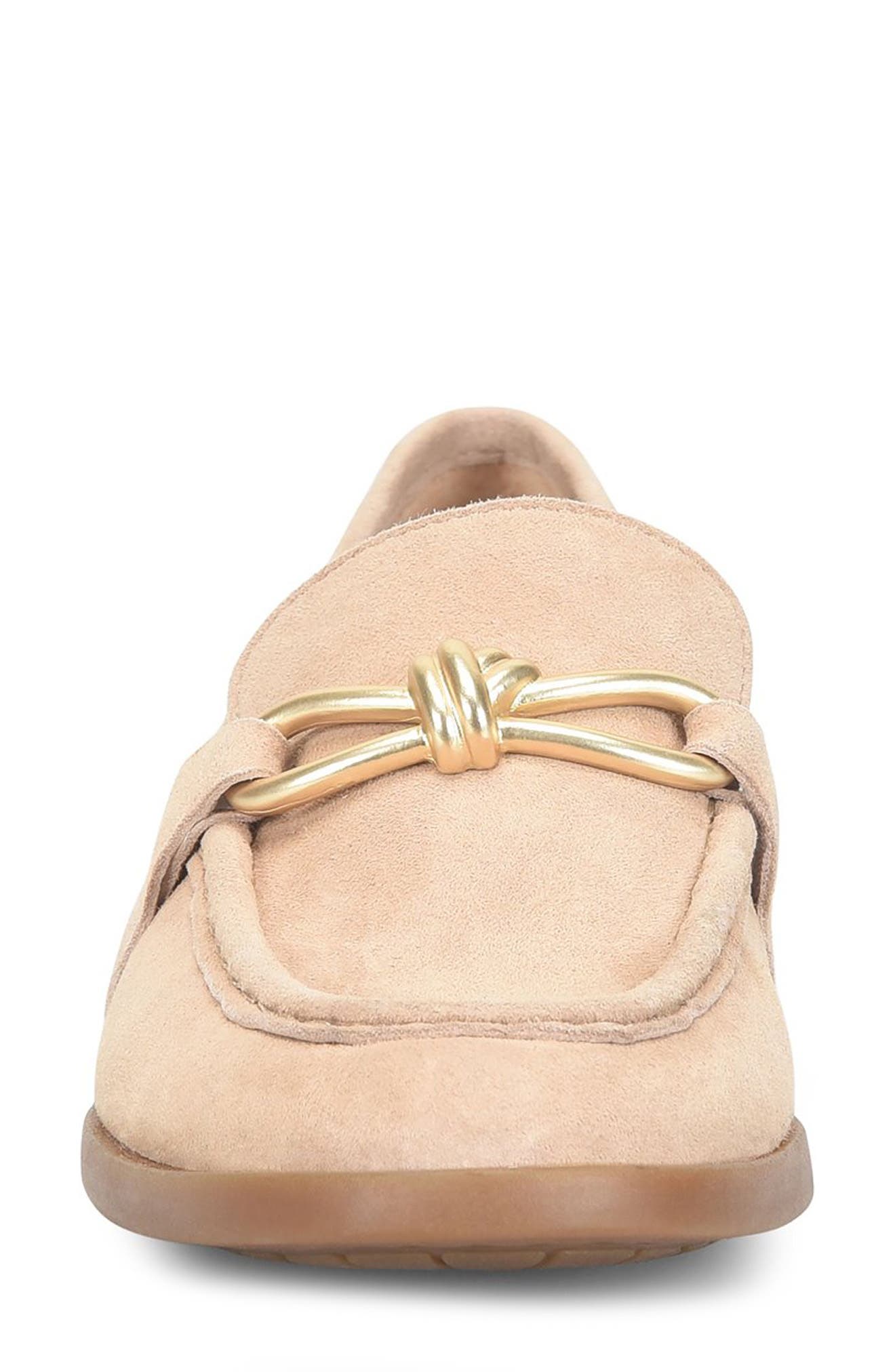 Caley Bit Loafer, Alternate, color, TAUPE SUEDE
