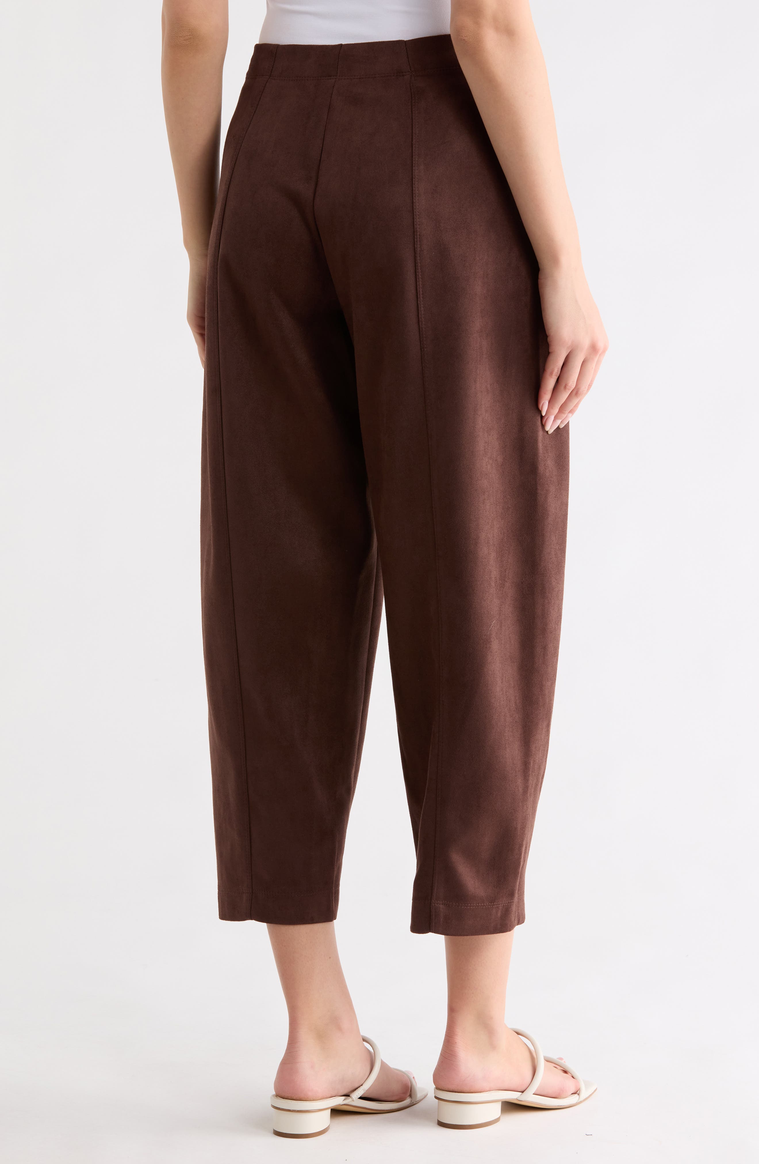 Faux Suede Barrel Pants - image 2
