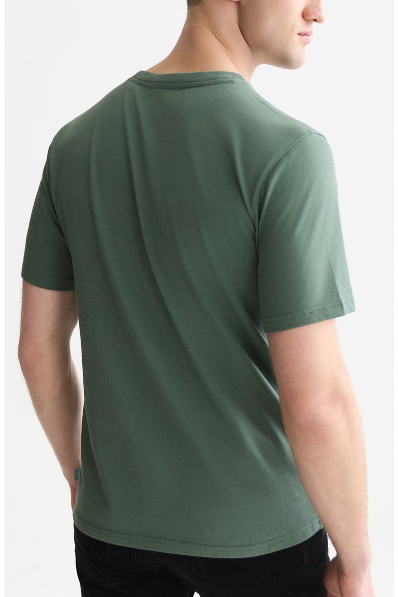 Artwork Organic Cotton Graphic T-Shirt, Alternate, color, DARK FOREST