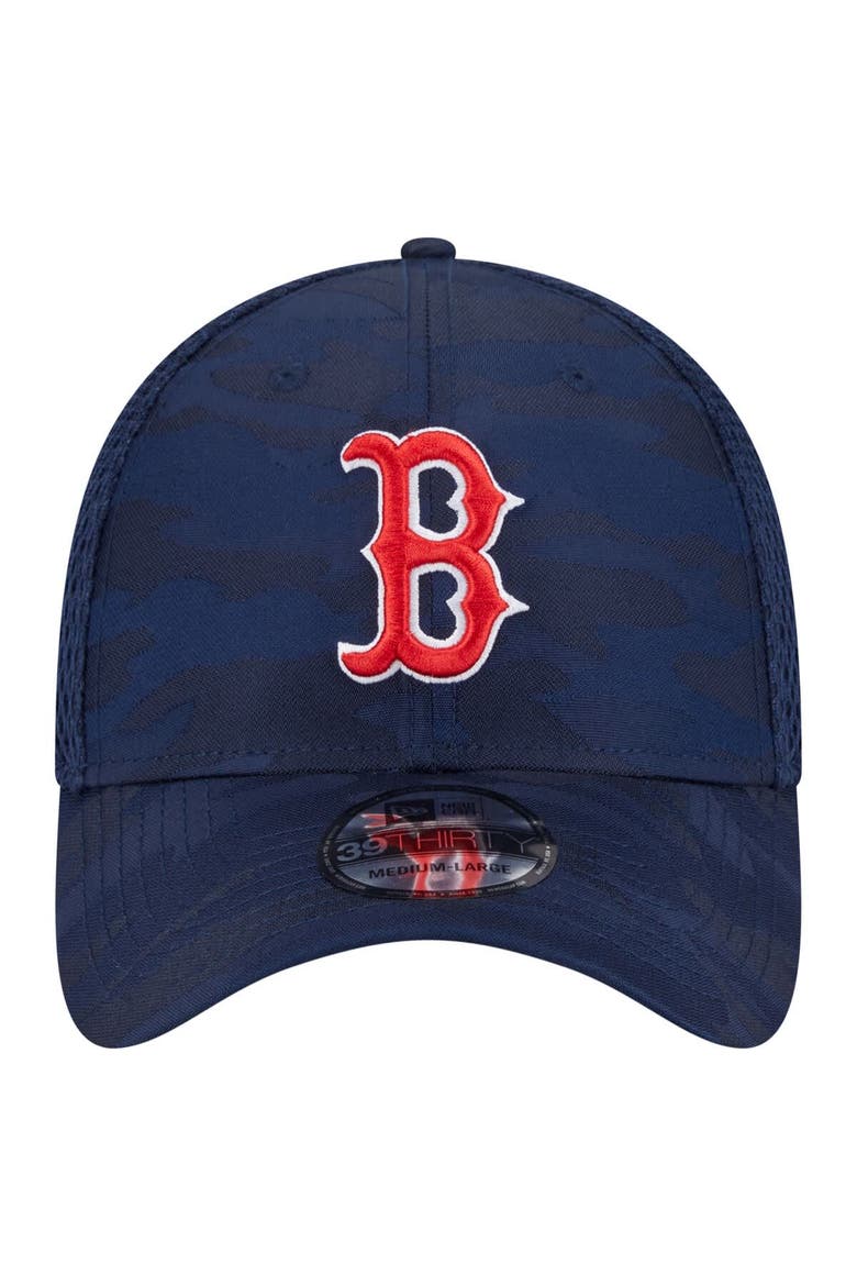 Men's New Era Navy Boston Red Sox Subtle Camo 39THIRTY Flex Hat, Alternate, color, Navy