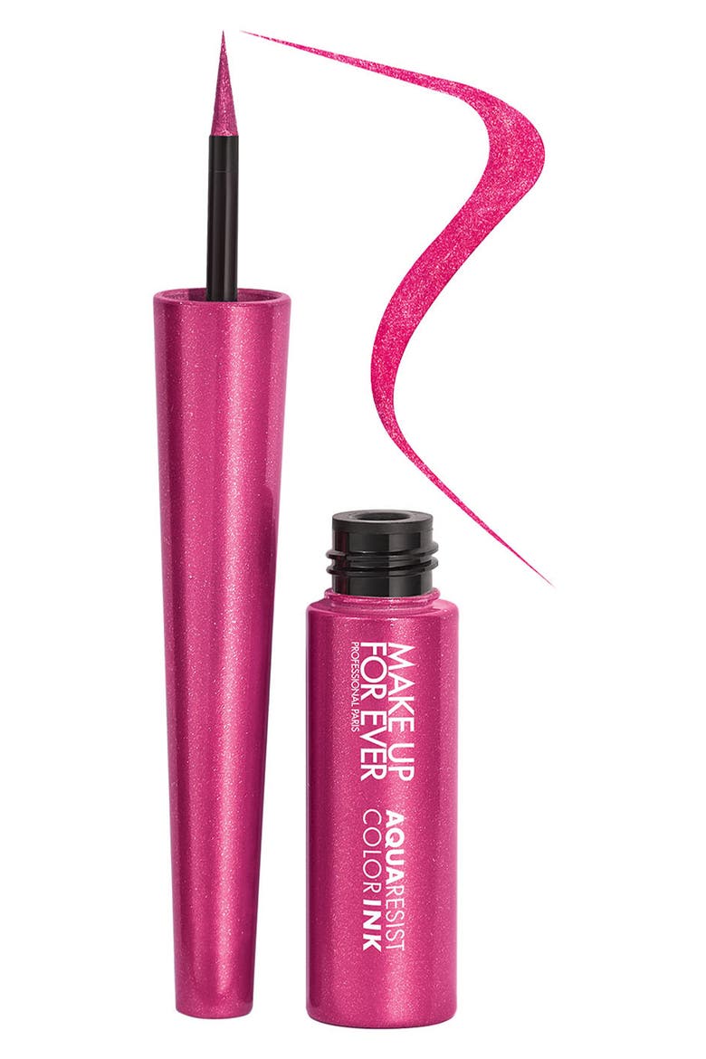 Aqua Resist Color Ink 24HR Waterproof Liquid Eyeliner, Main, color, 10 - PINK BLAZE