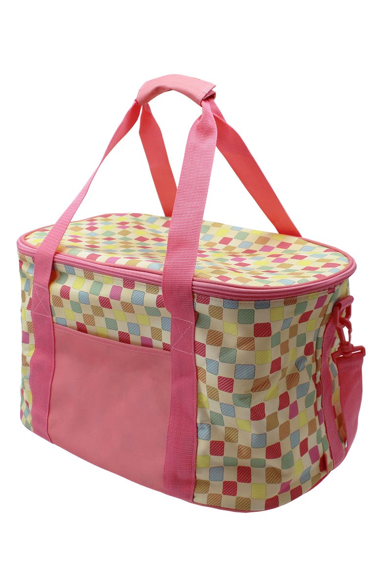 MYTAGALONGS Print Large Cooler Tote, Alternate, color, Coral Multi