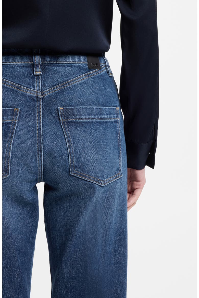 Parkway Slim Straight Leg Jeans, Alternate, color, DARK BLUE