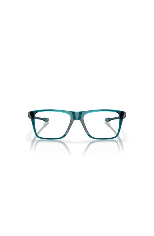 Oakley 46mm Rectangle Optical Glasses In Blue