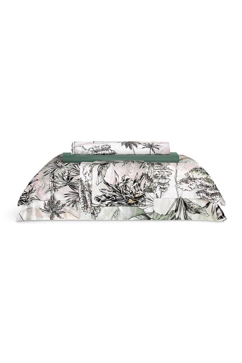 Ilbama fitted sheet, Alternate, color, Green