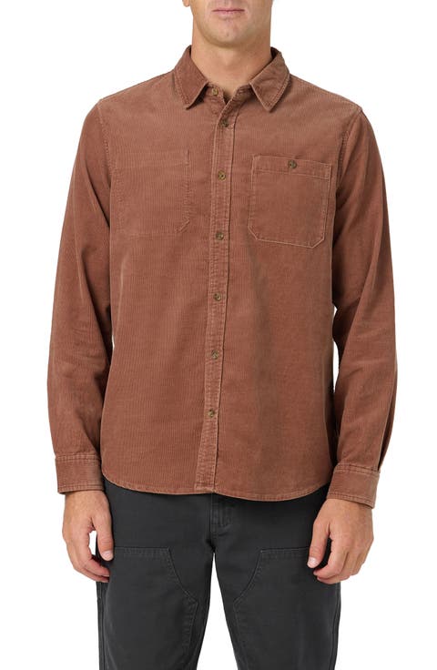 OG Cord Cotton Corduroy Button-Up Shirt