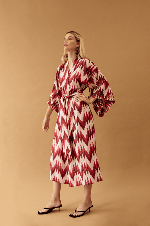 Guadalupe Design Anisa Ikat Kimono