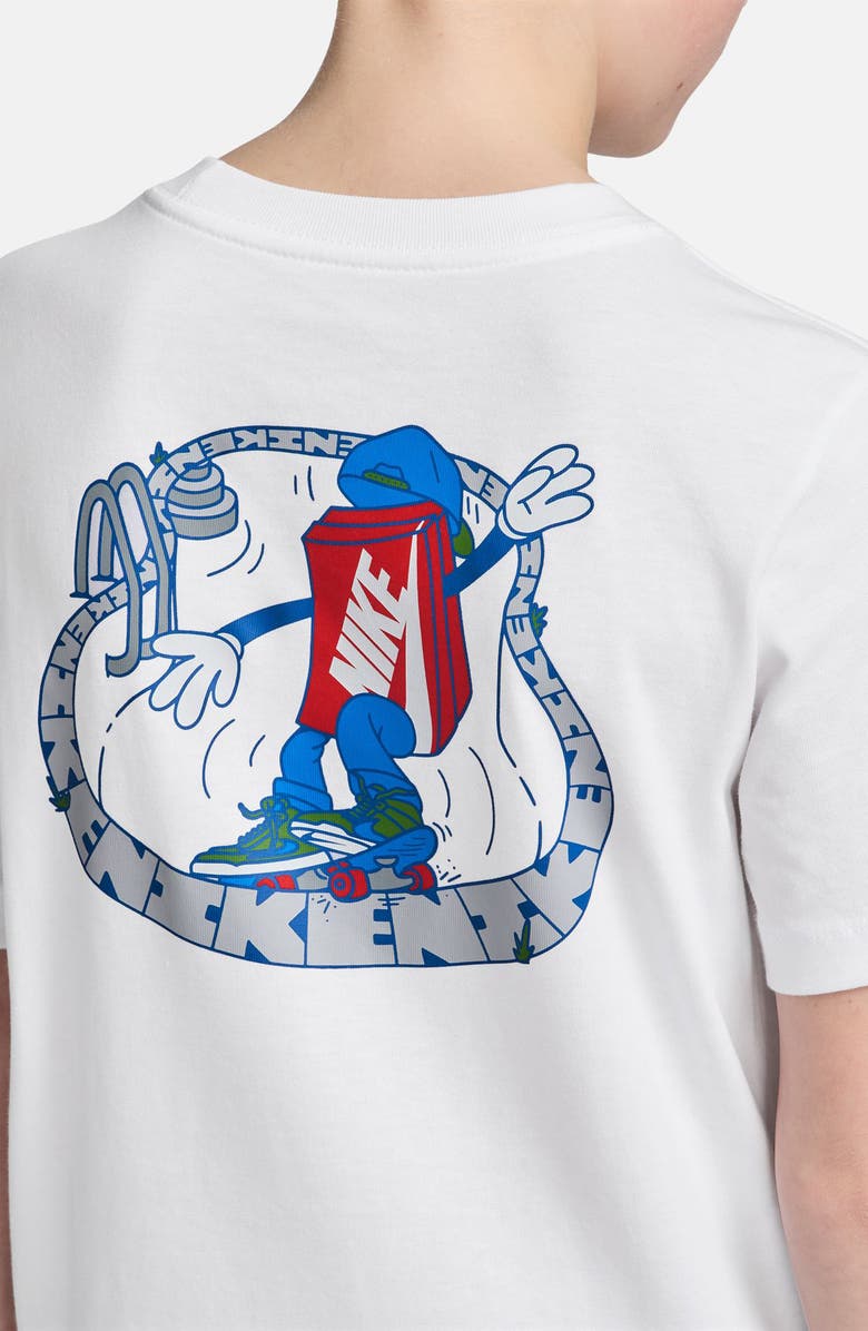 Nike Kids' Skater Boxy Graphic T-Shirt, Alternate, color, White