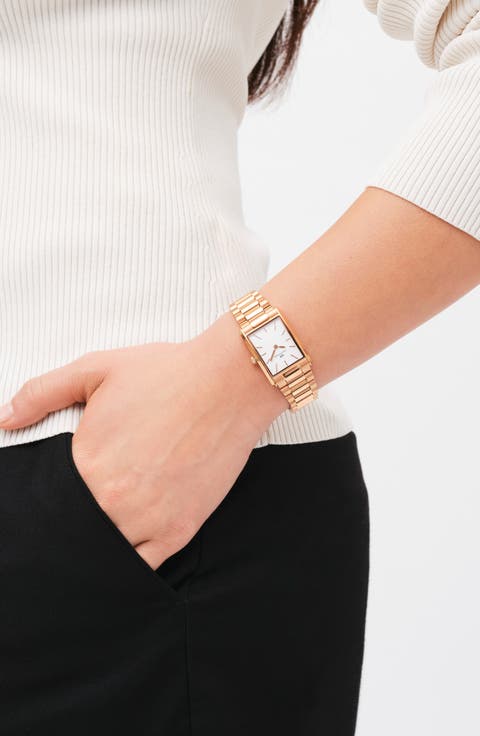 Tank Bracelet Watch, 32mm x 22mm