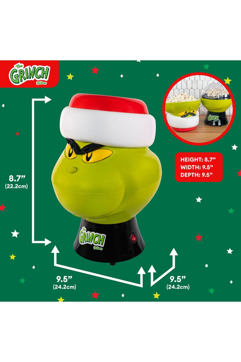 Dr Seuss The Grinch Halo Popcorn Popper, Alternate, color, None