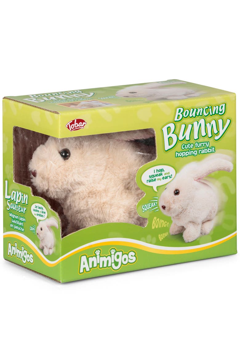 Animigos Bouncing Bunny Interactive Toy, Alternate, color, Multicolored