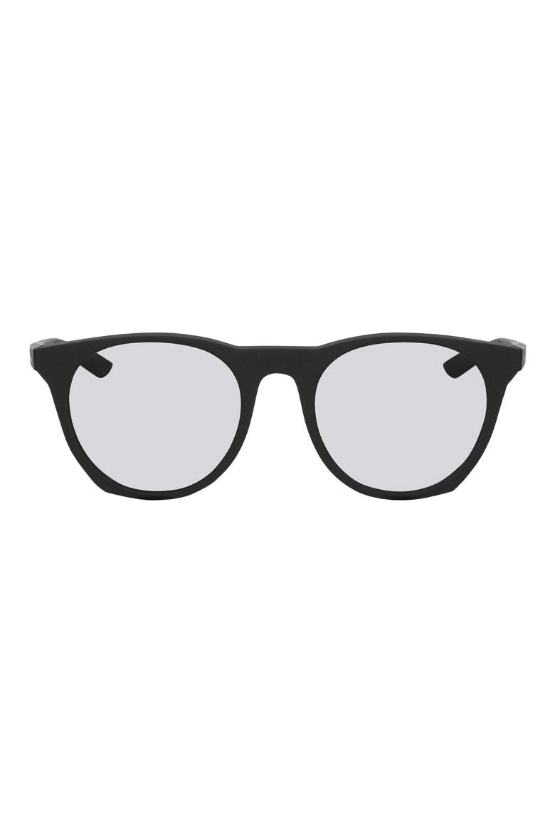 Essential Horizon 51mm Round Blue Light Blocking Glasses, Main, color, MATTE BLACK/ BLUE LIGHT