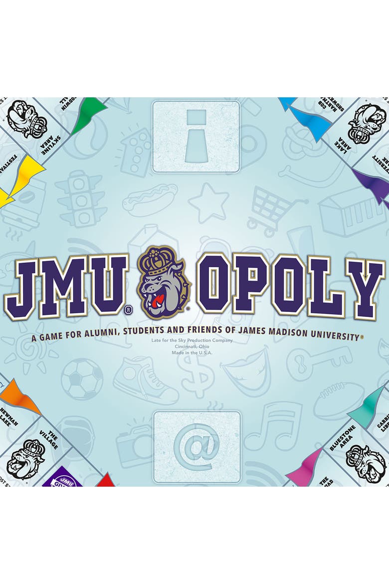 JMU Opoly James Madison Themed Board Game Ages 8+, Alternate, color, Multicolored