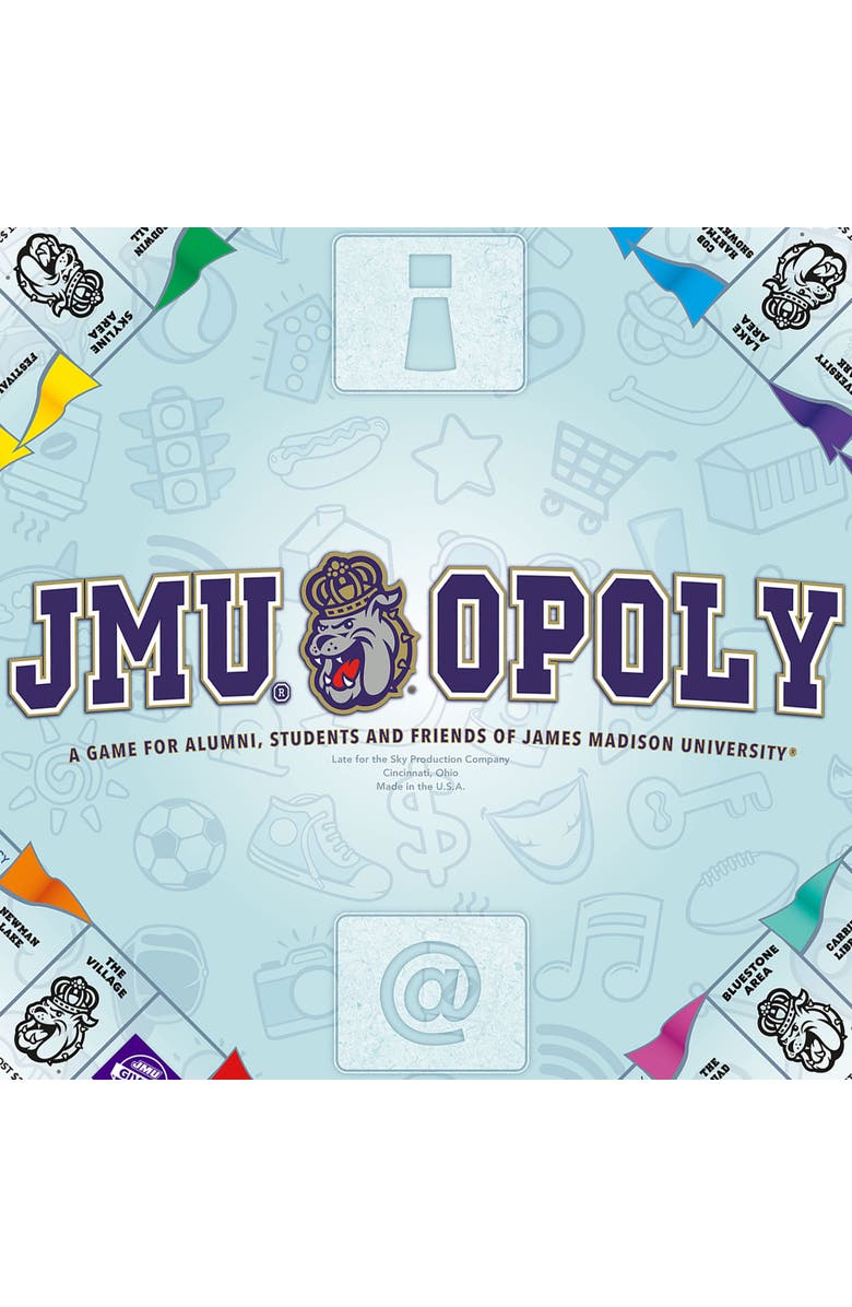 Late for the Sky JMU Opoly James Madison Themed Board Game Ages 8+, Alternate, color, Multicolored