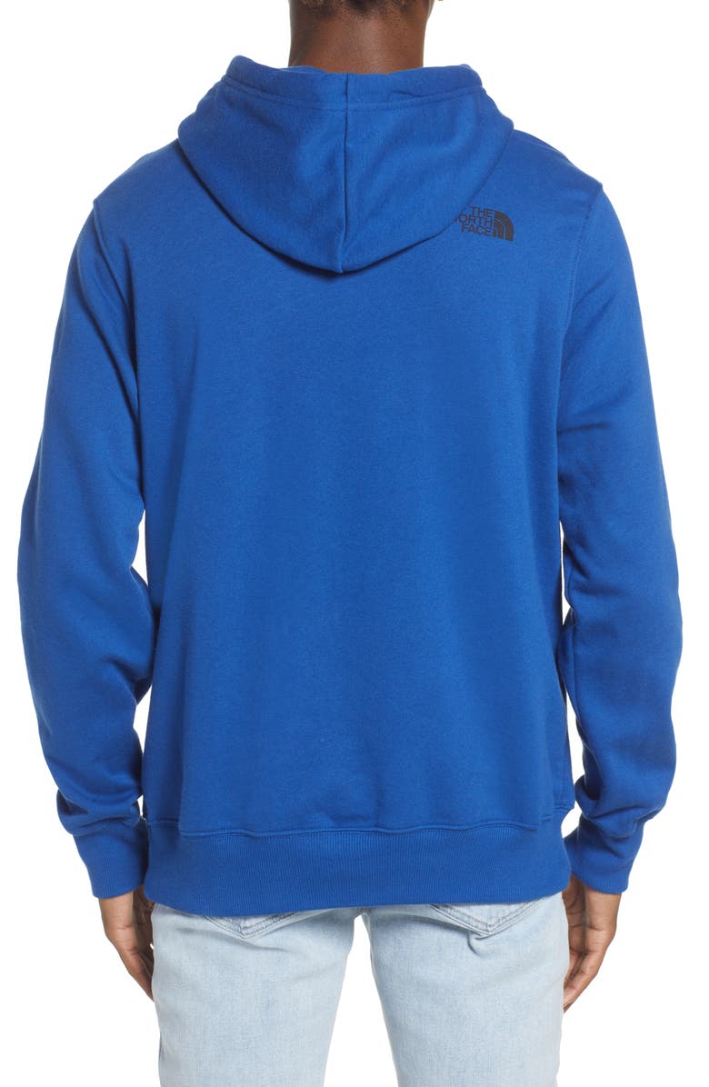 The North Face Fine Logo Graphic Hooded Sweatshirt, Alternate, color,