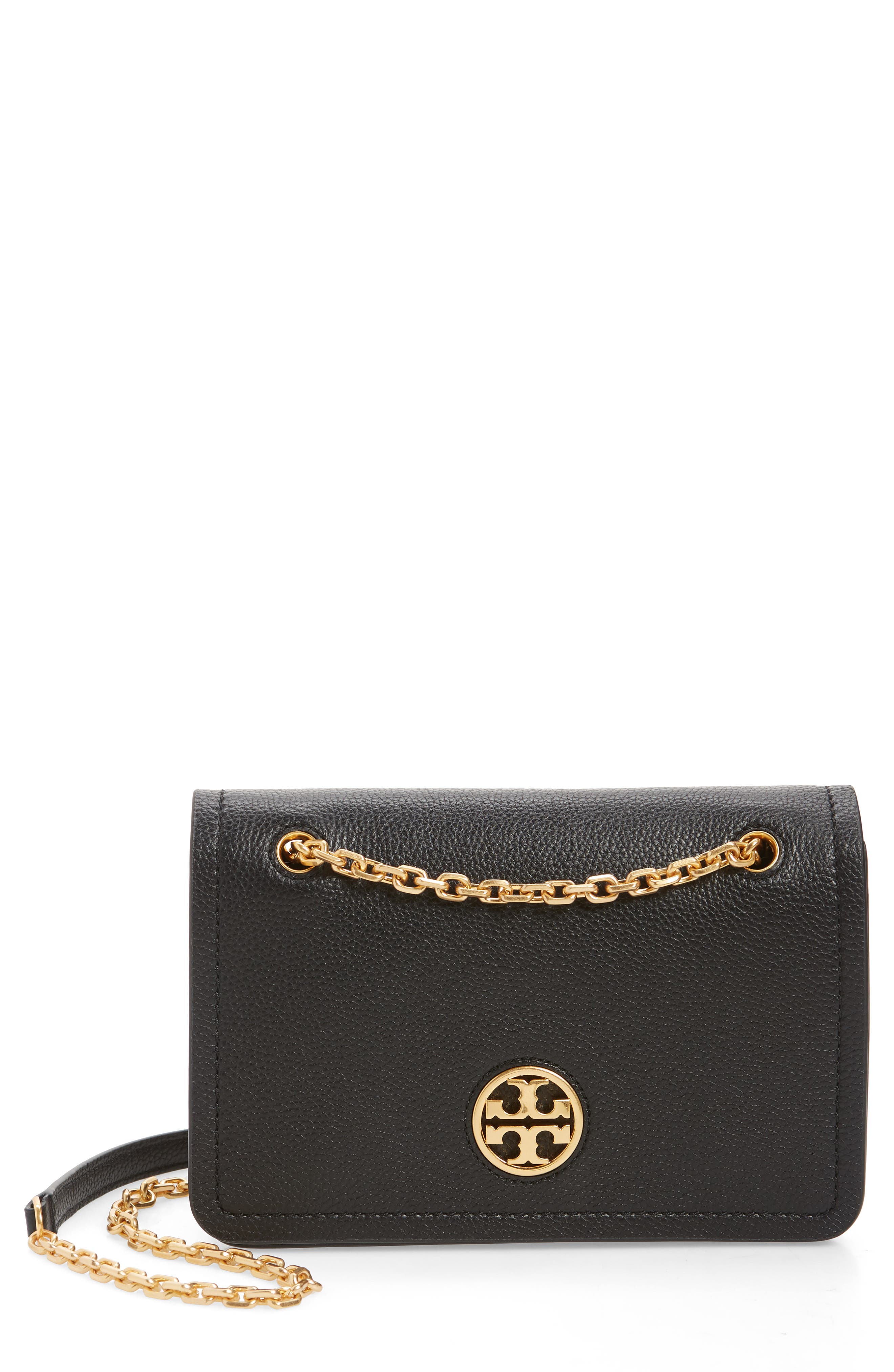Tory Burch Carson Convertible Leather Crossbody Bag, Main, color, 