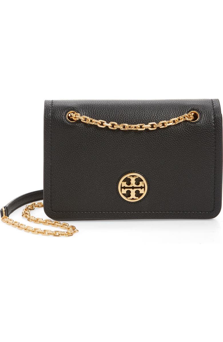 Tory Burch Carson Convertible Leather Crossbody Bag, Main, color,
