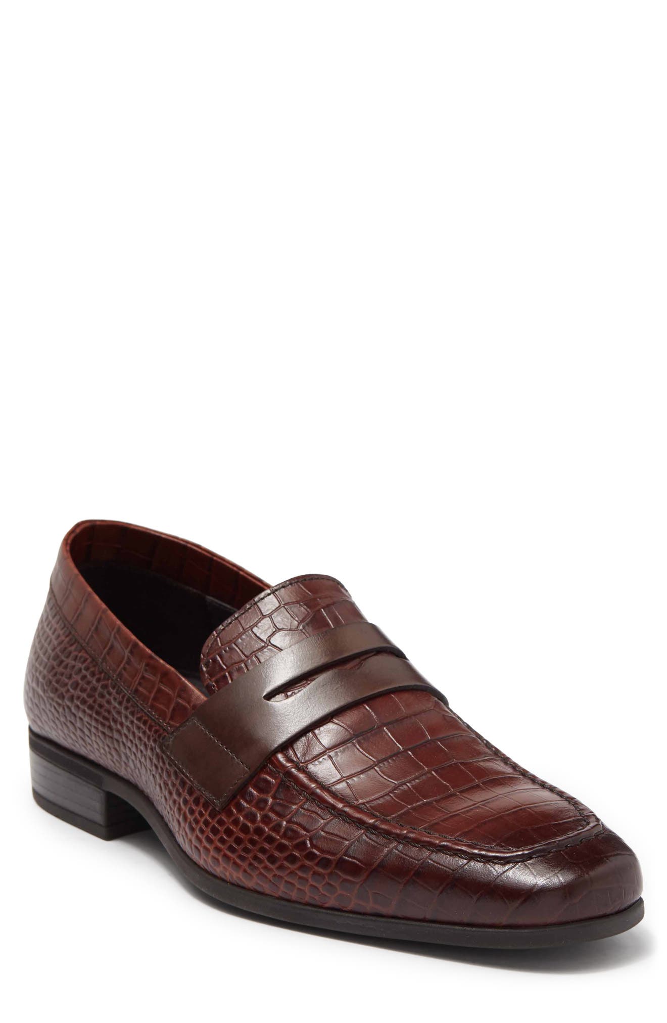 Bruno Magli Mineo Penny Slot Strap Loafer, Main, color, 