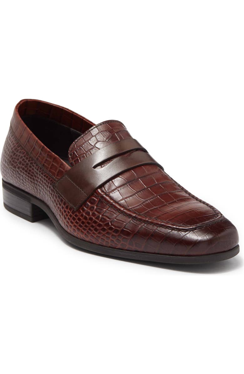 Bruno Magli Mineo Penny Slot Strap Loafer, Main, color,