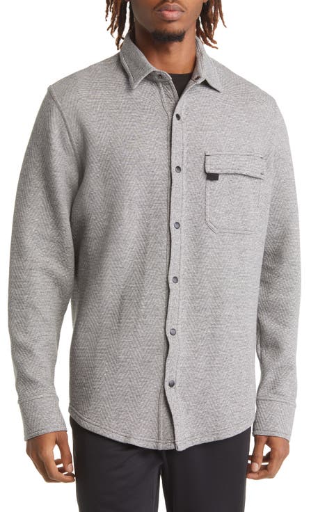 Commuter Herringbone Shirt Jacket